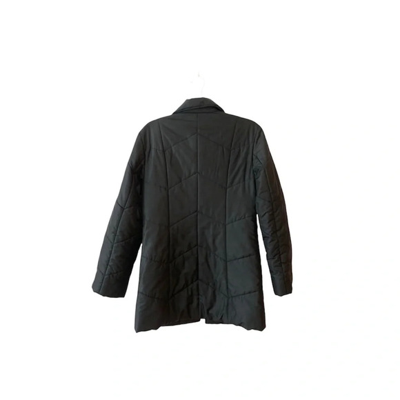 BCBGMaxAzria Black Down Full Zip Puffer Winter Coat Medium Women’s - Picture 8 of 10